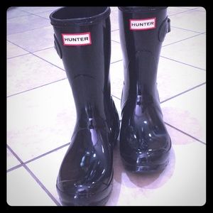 New Hunter short gloss boots size 7